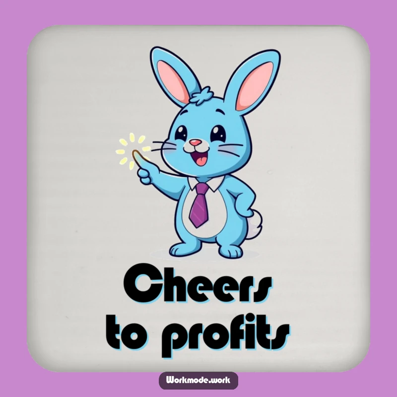 Funny Bunny Graph Coasters: Protect Surfaces with Success!