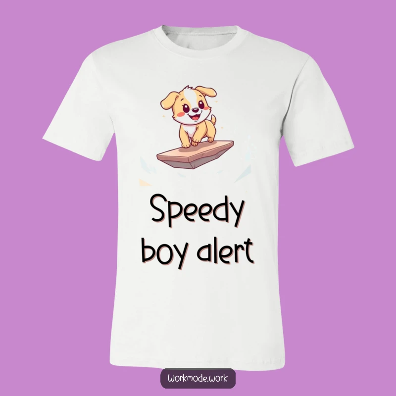 Funny Puppy T-Shirt: Digital Zoomies Puppy, Awesome Funny Gift for Playful Pups